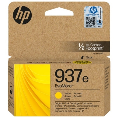 HP HP 937E (XL) Mustepatruuna keltainen