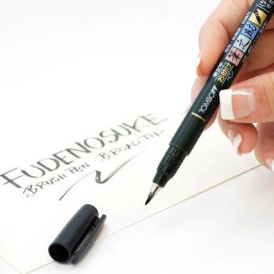 Tombow Fudenosuke mjuk penselspets svart