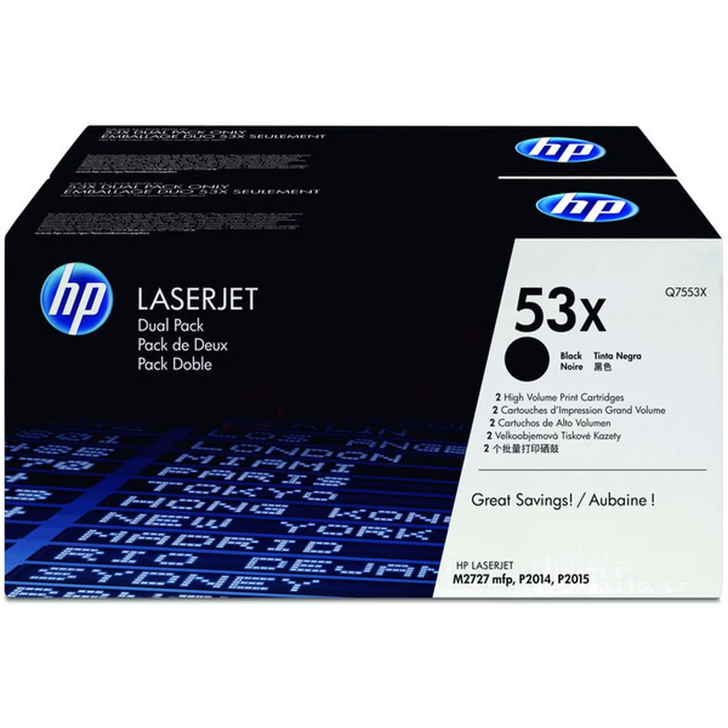 HP 53XD Tonerkassett Svart