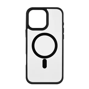 Bumper-suojakuori MagSeries musta/kirkas iPhone 16 Pro Max