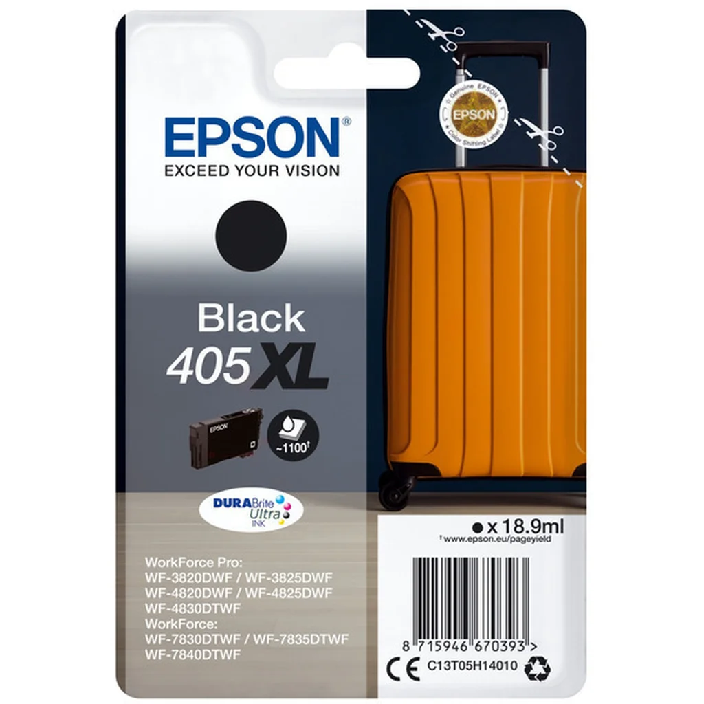 Epson 405XL Bläckpatron Svart