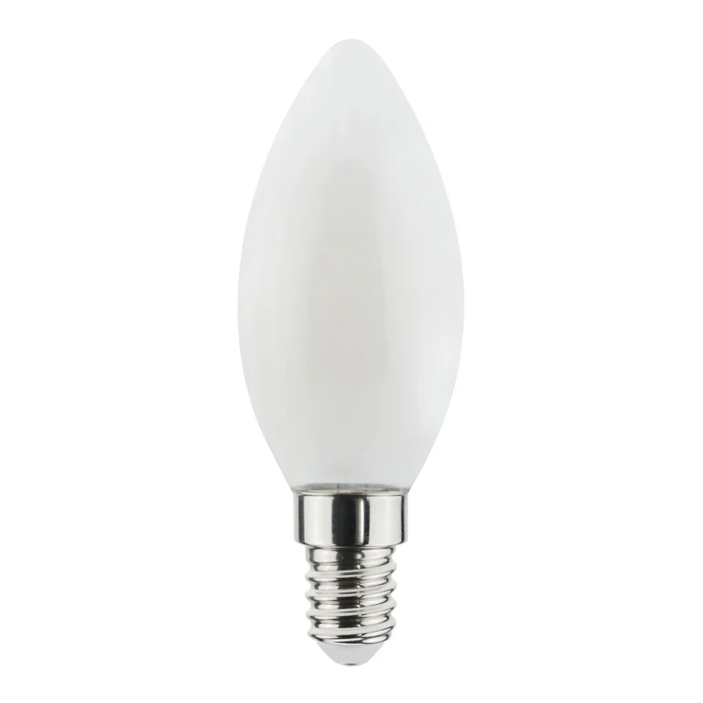 Oiva LED-lampa E14 Kronljus 6,5W/830 Filament Opal