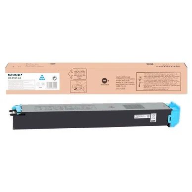 Sharp Tonerkassette cyan 18.000 sider MX51GTCA Modsvarer: N/A billede