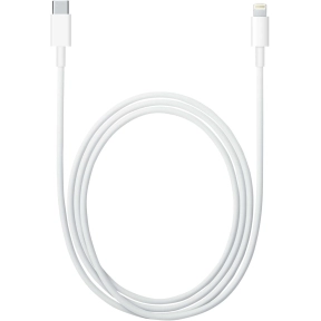 Applen latauskaapeli USB-C Lightning 2 m, valkoinen