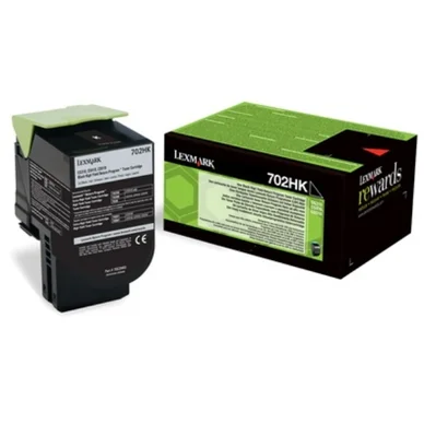 Lexmark Lexmark 702HK Tonerkassette sort 70C2HK0 Modsvarer: N/A billede