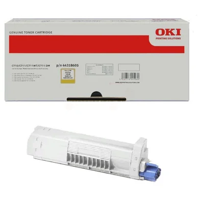 OKI Tonerkassette gul 11.500 sider 44318605 Modsvarer: N/A billede