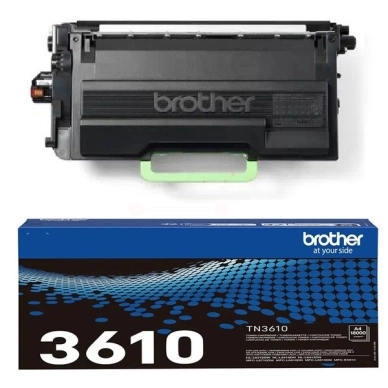 Billede af Brother Brother 3610 Tonerkassette sort, ekstra høj kapacitet TN3610 Modsvarer: N/A