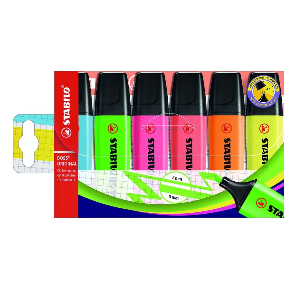 STABILO BOSS ORIGINAL 6-pack