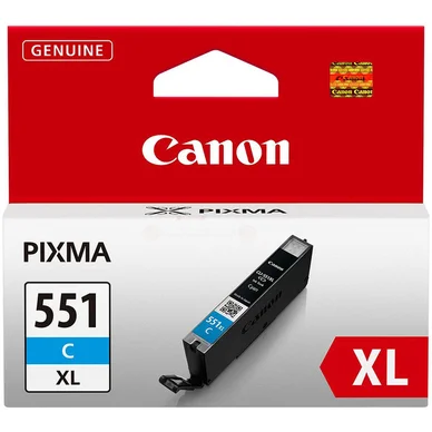 Canon Mustepatruuna syaani, 695 sivua CLI-551CXL Vastaa: N/A