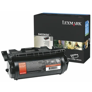 Lexmark Tonerkassette sort 6.000 sider 64036SE Modsvarer: N/A