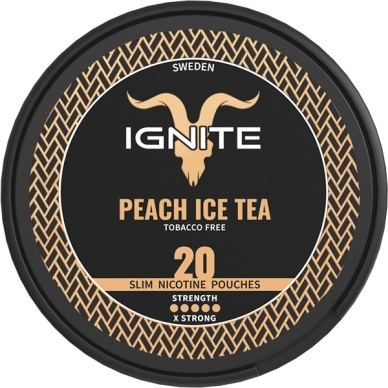 Ignite alt Ignite Peach Ice Tea X-Strong Slim