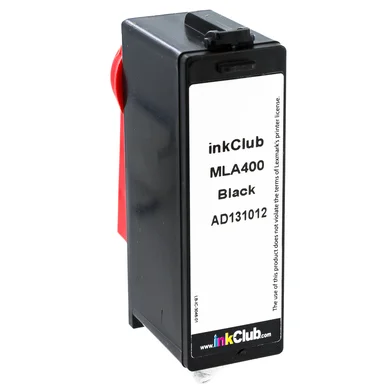 inkClub Blækpatron, erstatter Lexmark 100XL, sort, 650 sider MLA400 Modsvarer: 14N1068E