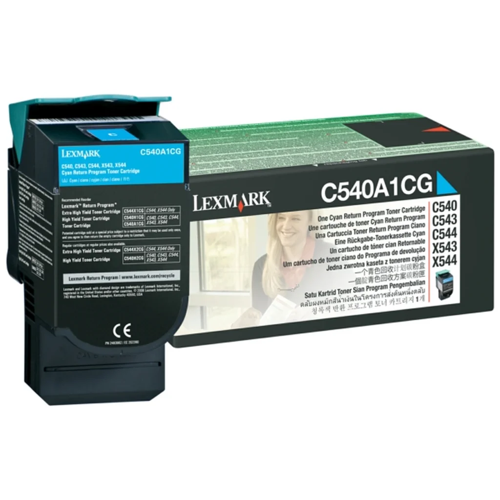Tonerkassett cyan 1.000 sidor return
