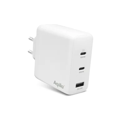 Aqiila Chargebird W120 väggladdare GaN 120W vit