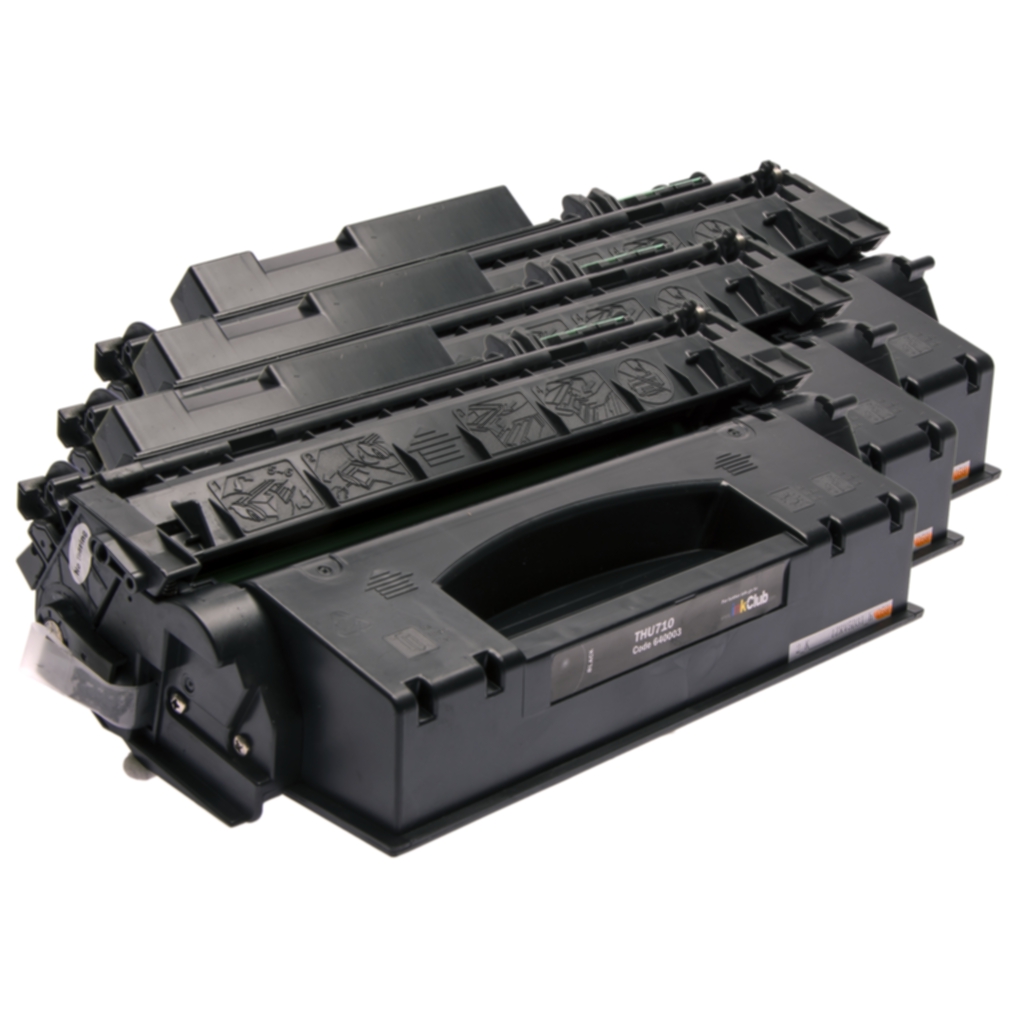 inkClub 3 pk. sorte tonerkasetter THU710-3 Tilsvarer: Q7553X