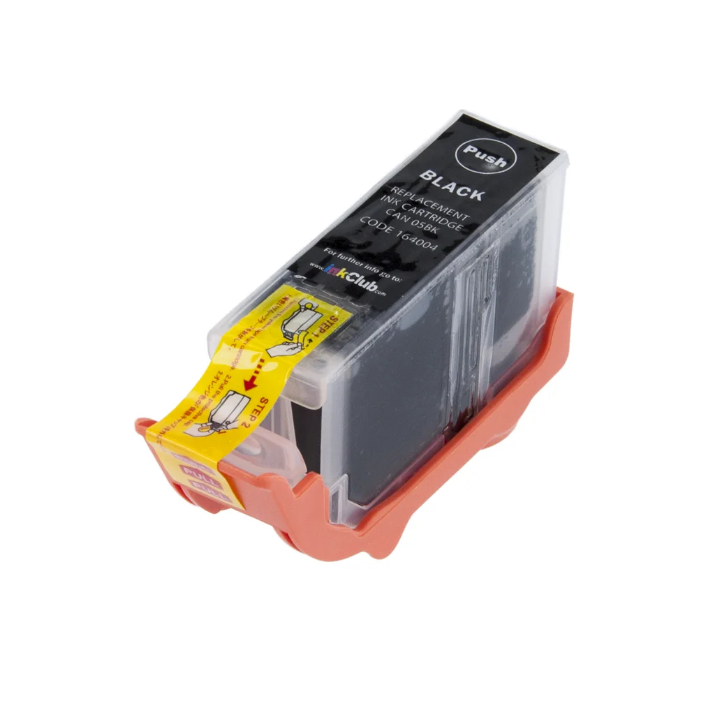 Bläckpatron svart pigment, ersätter Canon PGI-5BK