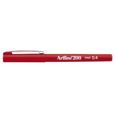 ARTLINE alt Fineliner Artline EK-200 F 0.4 Röd