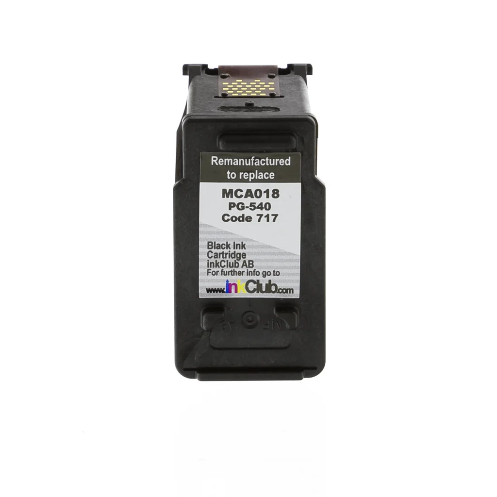 Bläckpatron svart, ersätter Canon PG-540