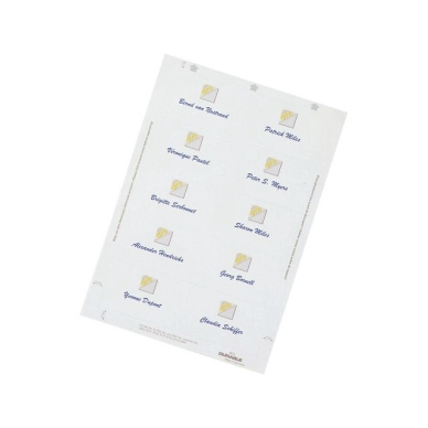 Durable Insticketikett 90x54mm 20 ark