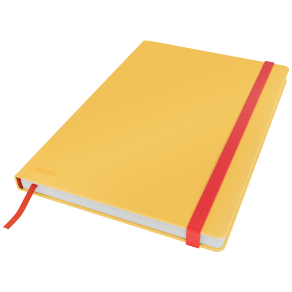 Leitz Cosy Anteckningsbok L Rut. Gul