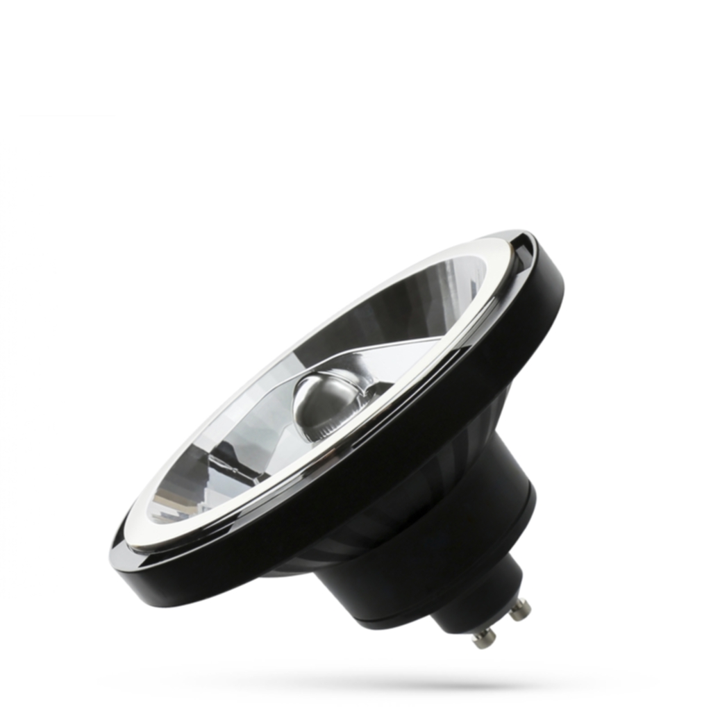 GU10 LED Lampa Spot AR111 12W/840 1200 lumen svart