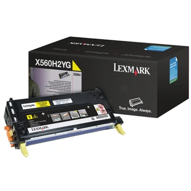 Lexmark Tonerkassette gul 10.000 sider, høj kapacitet X560H2YG Modsvarer: N/A