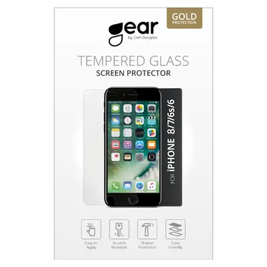 Gear GEAR hærdet glas iPhone 6/7/8/SE 2/3 gen 661046 Modsvarer: N/A billede