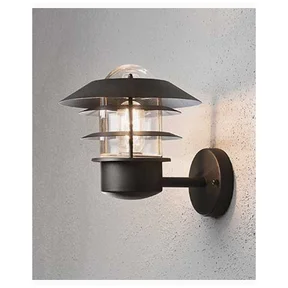 Konstsmide Modena vägglykta upp. Svart 7303-750