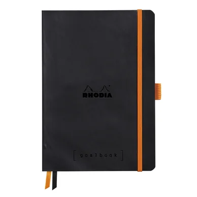 Rhodia Goalbook A5, soft cover svart, prickad