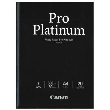 Canon Valokuvapaperi Pro Platinum A4 20 arkkia, 300g (PT-101)