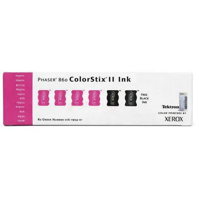 Xerox Colorstix 5 stk. magenta + 2 stk. sort 7.000 sider 16190401 Modsvarer: N/A