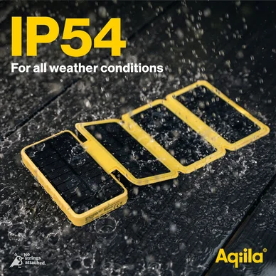 Aqiila Powerbird BS10 Solcellsdriven powerbank 10000mAh Gul