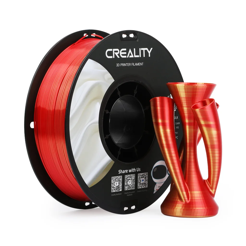 Creality CR-PLA Silk - 1.75mm - 1kg Golden Red