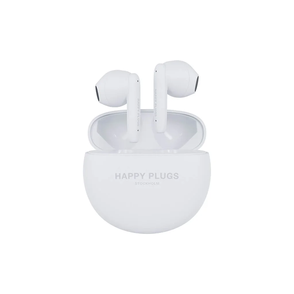 Happy Plugs Hörlur Joy Lite In-Ear TWS Vit