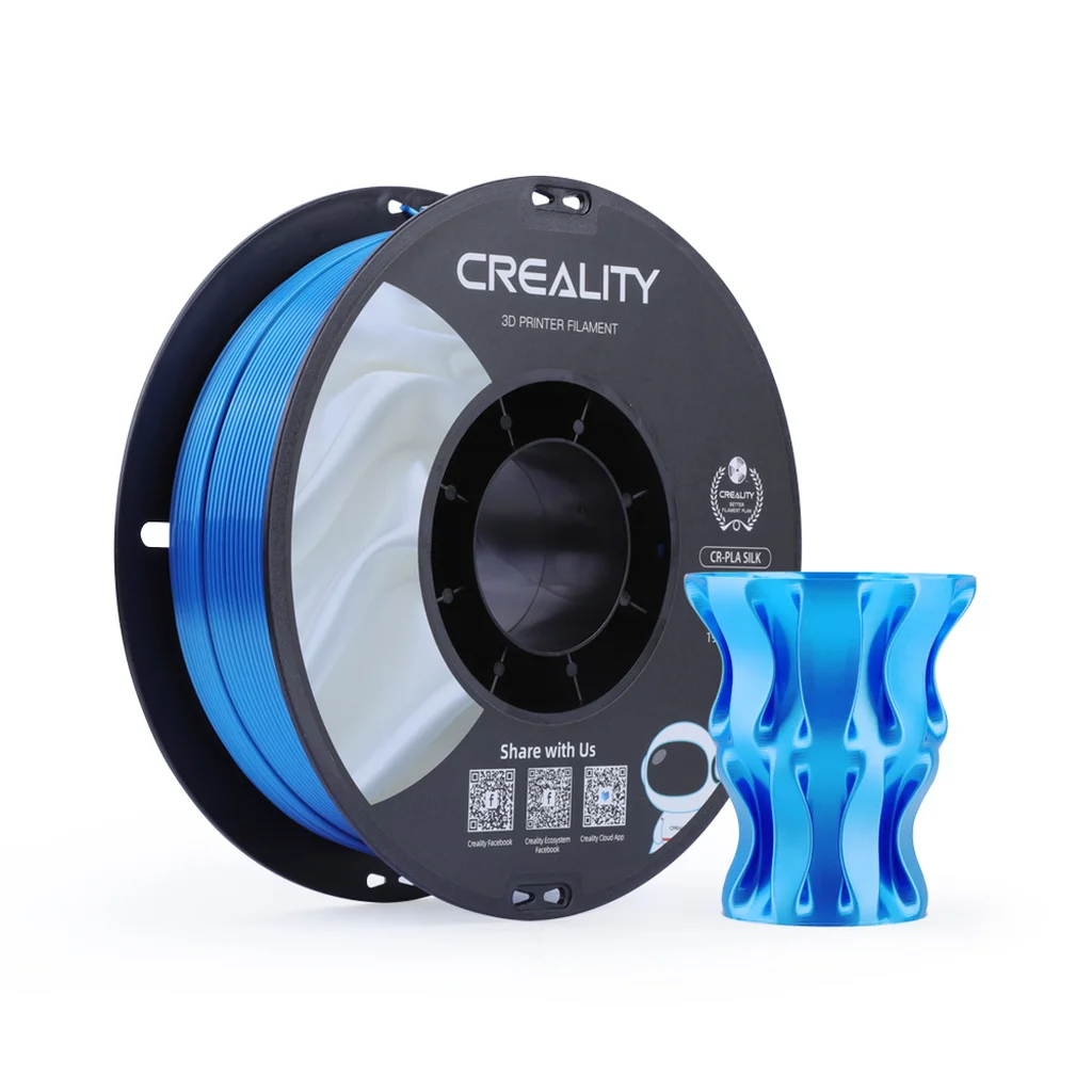Creality CR-PLA Silk - 1.75mm - 1kg Blå