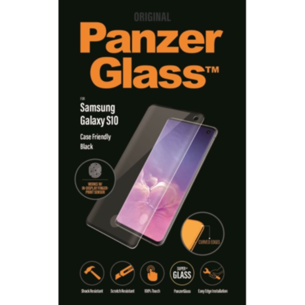 Panzerglass PanzerGlass Samsung Galaxy S10 Fingeravtrykk, svart Skjermbeskyttere,Elektronikk