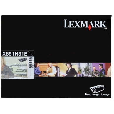 Lexmark Värikasetti musta 25.000 sivua X651H31E Vastaa: N/A