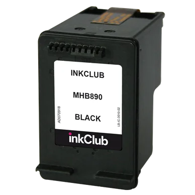 inkClub Blækpatron, erstatter HP 302XL, sort, 480 sider MHB890-V2 Modsvarer: F6U68AE
