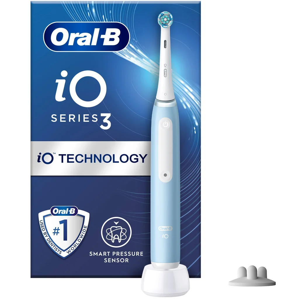 Oral-B iO3 Series3 Eltandborste Ice Blue