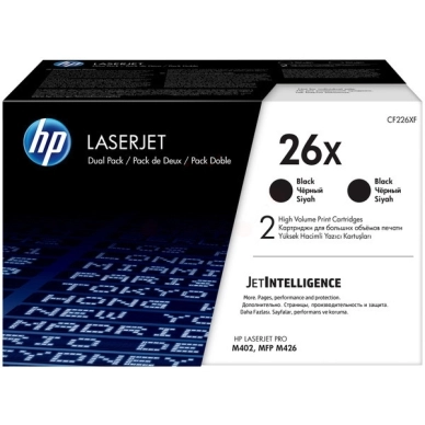 HP alt HP 26X Tonerkassett Svart, twin pack