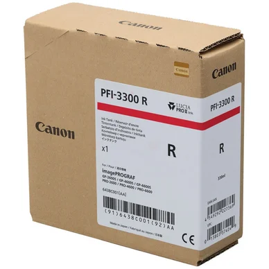 Canon Canon PFI-3300 Blækpatron Rød PFI-3300R Modsvarer: N/A