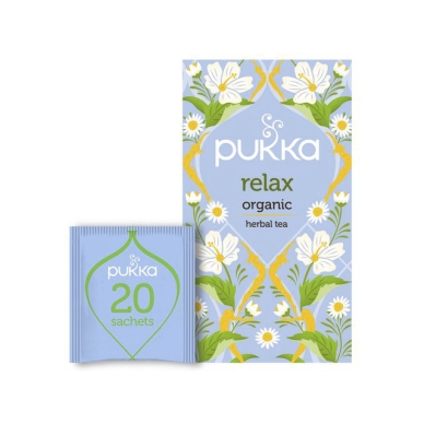 Pukka Pukka Relax Herbal Tea teepussit 20-pakkaus