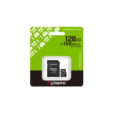 128GB microSDXC Canvas Sel+ G3 150MB/s A1 + Adapter