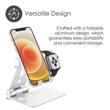 Restore Pro Laddningsställ för Telefon/Apple Watch Silver