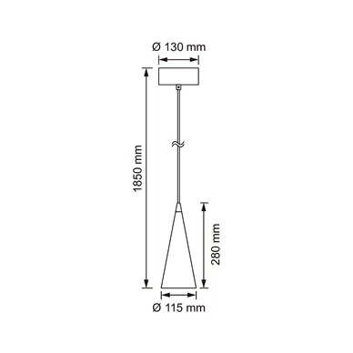 Onia Seinälamppu E27 Musta