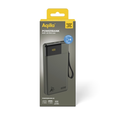 Aqiila Powerbird B20+M Powerbank 20000mAh 65W Moss
