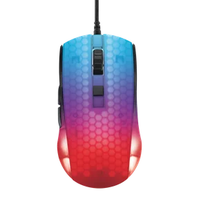 Deltaco DM310 Ultralätt Datormus Gaming Semi-transparent RGB