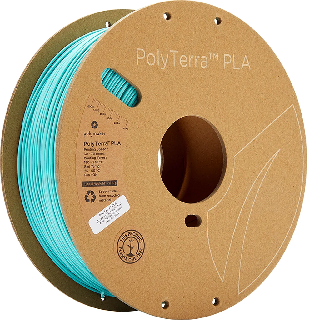 Polymaker PolyTerra PLA - Arctic Teal - 1,75mm - 1kg