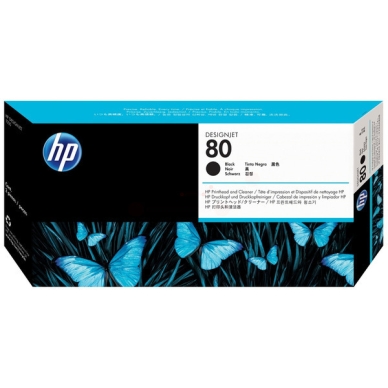 HP HP 80 Printhoved sort C4820A Modsvarer: N/A