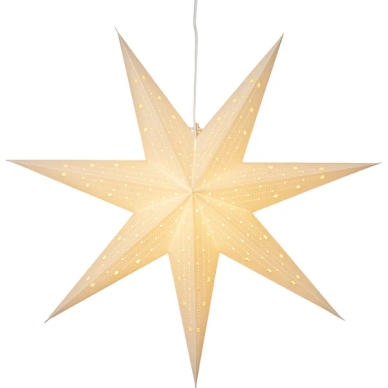 Star Trading Star Trading Papirstjerne Vega 60 cm Hvid 502-99 Modsvarer: N/A